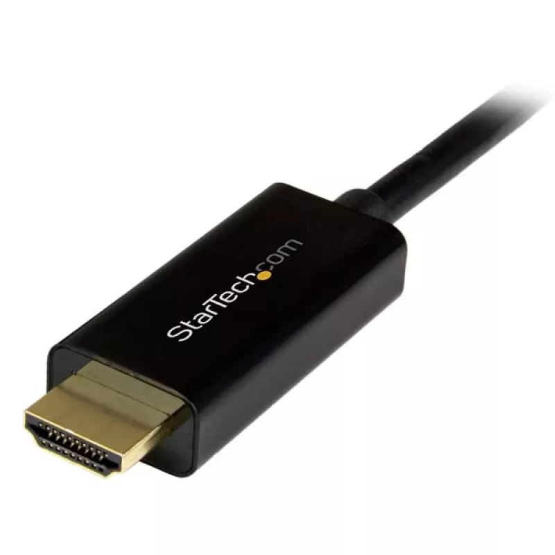 StarTech.com DP2HDMM3MB cabo DisplayPort para HDMI, 3 m (10 pés), 4K 30 Hz, passivo, macho/macho