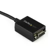 StarTech.com Adaptador DisplayPort para VGA - Conversor ativo DP para VGA - Vídeo 1080p - Certificado DisplayPort - Dongle adaptador de cabo DP/DP++ para monitor VGA - Conector DP com bloqueio