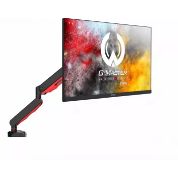 iiyama DSG3001C-R1 Suporte de monitor/base 76,2 cm (30 polegadas) Secretária Preto, Vermelho