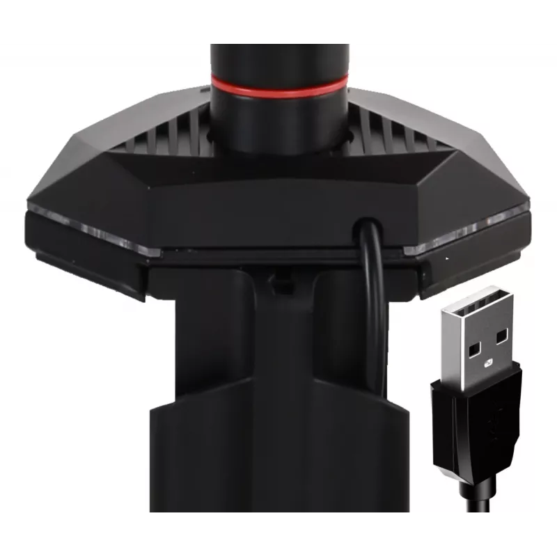 iiyama DSG3001C-R1 Suporte de monitor/base 76,2 cm (30 polegadas) Secretária Preto, Vermelho