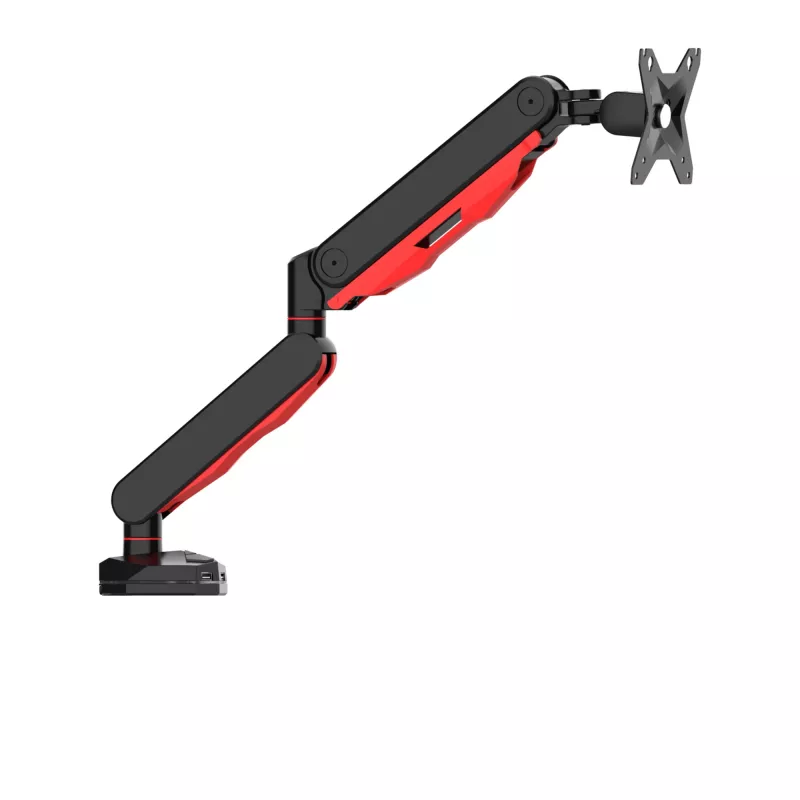 iiyama DSG3001C-R1 Suporte de monitor/base 76,2 cm (30 polegadas) Secretária Preto, Vermelho