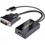 StarTech.com Adaptador DVI para DisplayPort – Alimentação USB – 1920 x 1200 – Conversor DVI para DisplayPort – Adaptador de vídeo – DVI-D para DP