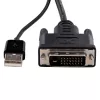 StarTech.com Adaptador DVI para DisplayPort – Alimentação USB – 1920 x 1200 – Conversor DVI para DisplayPort – Adaptador de vídeo – DVI-D para DP