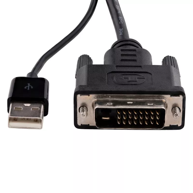 StarTech.com Adaptador DVI para DisplayPort – Alimentação USB – 1920 x 1200 – Conversor DVI para DisplayPort – Adaptador de vídeo – DVI-D para DP