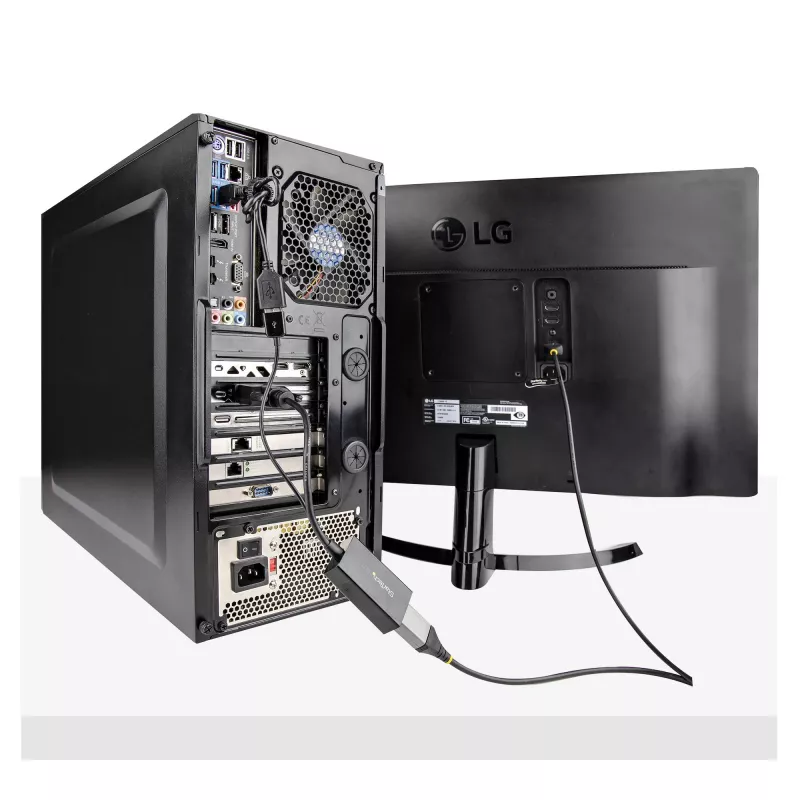 StarTech.com Adaptador DVI para DisplayPort – Alimentação USB – 1920 x 1200 – Conversor DVI para DisplayPort – Adaptador de vídeo – DVI-D para DP