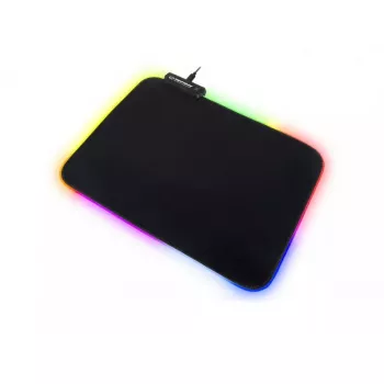 Tapete de rato gaming ESPERANZA EGP105 — 350×250 mm, preto, alimentado por USB, base antiderrapante