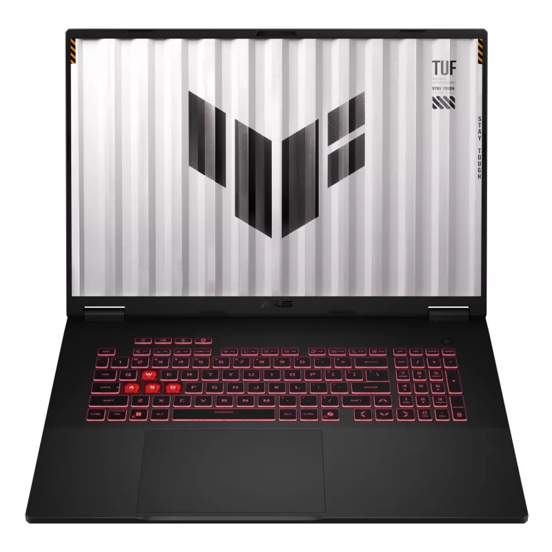 ASUS TUF Gaming A18 FA808UH-S8021 portátil AMD Ryzen™ 7 260 45,7 cm (18 polegadas) WUXGA 16 GB DDR5-SDRAM 512 GB SSD NVIDIA® GeForce RTX™ 5050 Wi-Fi 6E (802.11ax) preto, cinzento