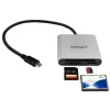StarTech.com leitor/gravador multiformatos de cartões USB 3.0 com USB-C - SD, microSD, CompactFlash