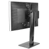 StarTech.com suporte de monitor individual de pé – suporte de monitor com altura ajustável – para monitores VESA até 32 polegadas (7 kg) – suporte de monitor ergonómico para secretária – inclinável/rotativo/giratório