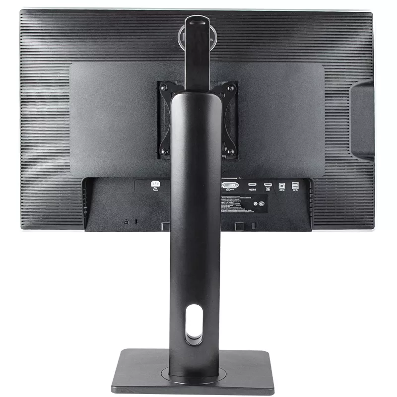 StarTech.com suporte de monitor individual de pé – suporte de monitor com altura ajustável – para monitores VESA até 32 polegadas (7 kg) – suporte de monitor ergonómico para secretária – inclinável/rotativo/giratório