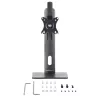 StarTech.com suporte de monitor individual de pé – suporte de monitor com altura ajustável – para monitores VESA até 32 polegadas (7 kg) – suporte de monitor ergonómico para secretária – inclinável/rotativo/giratório