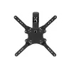 StarTech.com FPWARTB1M suporte de parede para TV totalmente articulado, braço articulado, para ecrãs VESA de 32-55 polegadas, até 35 kg (77 lb), rotação +90/-90, aço, preto
