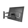 StarTech.com FPWARTB1M suporte de parede para TV totalmente articulado, braço articulado, para ecrãs VESA de 32-55 polegadas, até 35 kg (77 lb), rotação +90/-90, aço, preto