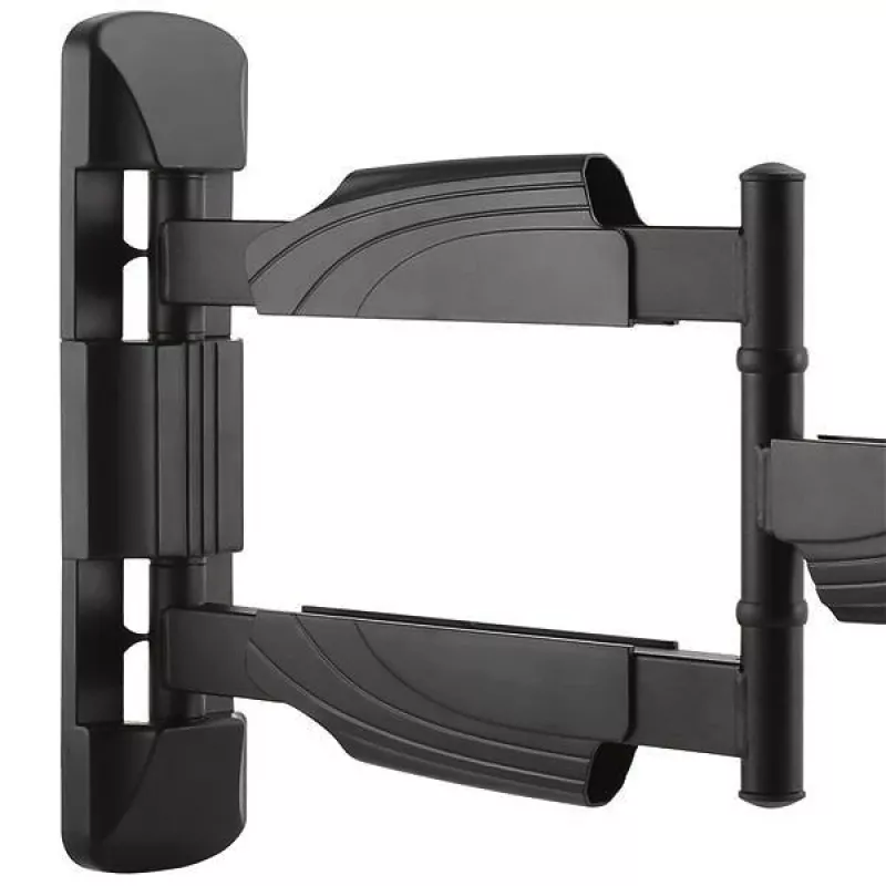 StarTech.com FPWARTB1M suporte de parede para TV totalmente articulado, braço articulado, para ecrãs VESA de 32-55 polegadas, até 35 kg (77 lb), rotação +90/-90, aço, preto