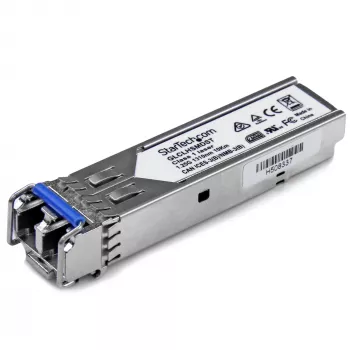 StarTech.com módulo transceptor SFP compatível com Cisco GLC-LH-SMD – 1000BASE-LX/LH~Módulo SFP compatível com Cisco GLC-LH-SMD – 1000BASE-LX/LH – 1GbE fibra monomodo SMF transceptor ótico – 1GE Gigabit Ethernet SFP – LC 10 km – 1310 nm – DDM Cisco Firepower, ASR920, IE2000
