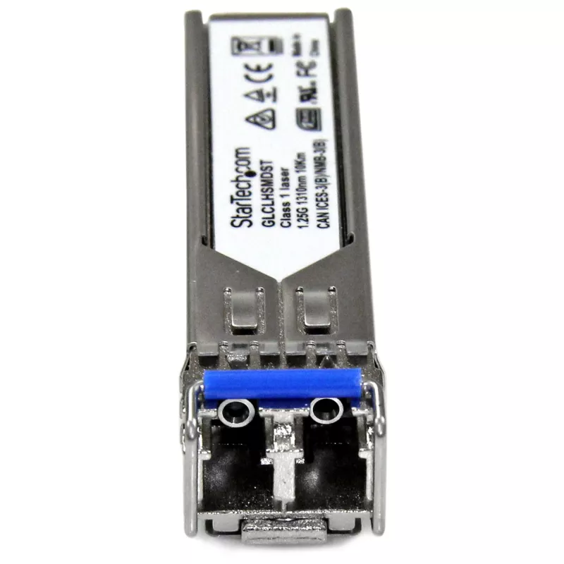 StarTech.com módulo transceptor SFP compatível com Cisco GLC-LH-SMD – 1000BASE-LX/LH~Módulo SFP compatível com Cisco GLC-LH-SMD – 1000BASE-LX/LH – 1GbE fibra monomodo SMF transceptor ótico – 1GE Gigabit Ethernet SFP – LC 10 km – 1310 nm – DDM Cisco Firepower, ASR920, IE2000