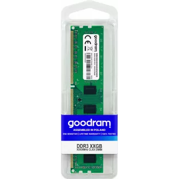 Memória GoodRam GR1600D3V64L11/8G (DDR3 DIMM; 1 x 8 GB; 1600 MHz; CL11)