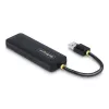 Hub USB-A de 4 portas StarTech.com, 5 Gbit/s, alimentado por bus, mini hub USB de viagem compacto, splitter USB 3.0 multiporta, hub USB portátil, proteção contra sobretensão (OCP)