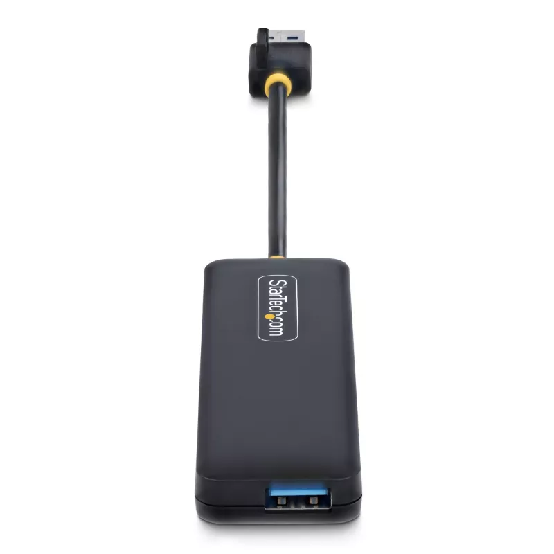 Hub USB-A de 4 portas StarTech.com, 5 Gbit/s, alimentado por bus, mini hub USB de viagem compacto, splitter USB 3.0 multiporta, hub USB portátil, proteção contra sobretensão (OCP)