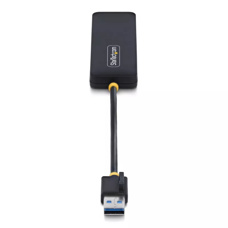 Hub USB-A de 4 portas StarTech.com, 5 Gbit/s, alimentado por bus, mini hub USB de viagem compacto, splitter USB 3.0 multiporta, hub USB portátil, proteção contra sobretensão (OCP)