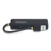 Hub USB-A de 4 portas StarTech.com, 5 Gbit/s, alimentado por bus, mini hub USB de viagem compacto, splitter USB 3.0 multiporta, hub USB portátil, proteção contra sobretensão (OCP)