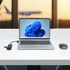 Hub USB-A de 4 portas StarTech.com, 5 Gbit/s, alimentado por bus, mini hub USB de viagem compacto, splitter USB 3.0 multiporta, hub USB portátil, proteção contra sobretensão (OCP)