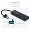 Hub USB-A de 4 portas StarTech.com, 5 Gbit/s, alimentado por bus, mini hub USB de viagem compacto, splitter USB 3.0 multiporta, hub USB portátil, proteção contra sobretensão (OCP)