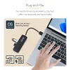 Hub USB-A de 4 portas StarTech.com, 5 Gbit/s, alimentado por bus, mini hub USB de viagem compacto, splitter USB 3.0 multiporta, hub USB portátil, proteção contra sobretensão (OCP)