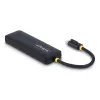 Hub USB-C de 4 portas StarTech.com, 5 Gbit/s, USB-C para 4x USB-A, alimentado por bus, mini hub de viagem compacto, splitter USB 3.0 multiporta, hub portátil, proteção contra sobretensão