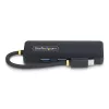 Hub USB-C de 4 portas StarTech.com, 5 Gbit/s, USB-C para 4x USB-A, alimentado por bus, mini hub de viagem compacto, splitter USB 3.0 multiporta, hub portátil, proteção contra sobretensão