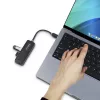 Hub USB-C de 4 portas StarTech.com, 5 Gbit/s, USB-C para 4x USB-A, alimentado por bus, mini hub de viagem compacto, splitter USB 3.0 multiporta, hub portátil, proteção contra sobretensão