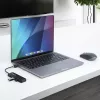 Hub USB-C de 4 portas StarTech.com, 5 Gbit/s, USB-C para 4x USB-A, alimentado por bus, mini hub de viagem compacto, splitter USB 3.0 multiporta, hub portátil, proteção contra sobretensão