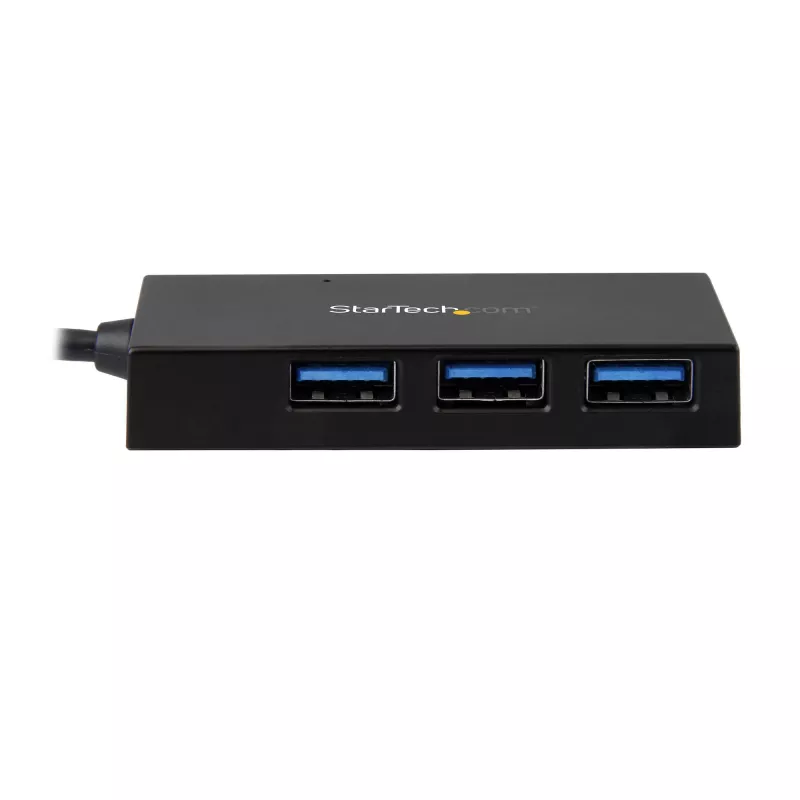 Hub USB-C de 4 portas StarTech.com - USB-C para 1x USB-C e 3x USB-A - Hub USB 3.0~Hub USB-C de 4 portas - USB-C para 1x USB-C e 3x USB-A - Hub USB 3.0 - 5 Gbit/s
