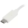 StarTech.com HB30C3A1CFBW hub USB-C de 4 portas, 1x USB-C + 3x USB-A, USB 3.0 SuperSpeed 5Gbps, portátil, branco