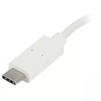 Hub USB-C de 4 portas StarTech.com com 1x USB-C e 3x USB-A (SuperSpeed 5 Gbit/s) – alimentado por bus USB – hub adaptador USB 3.0 portátil/para portátil – hub USB 3.2 Gen 1 Type-C – Branco
