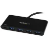 StarTech.com HB30C4AFPD hub USB-C de 4 portas, de USB-C para 4x USB-A, USB 3.0 SuperSpeed 5Gbps, Power Delivery 2.0