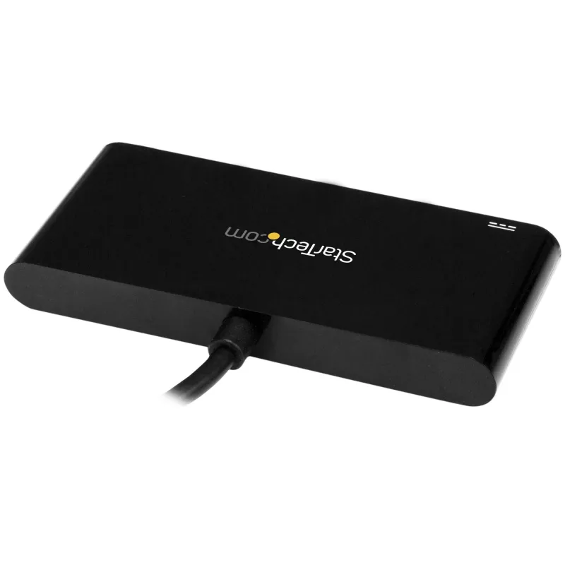 StarTech.com HB30C4AFPD hub USB-C de 4 portas, de USB-C para 4x USB-A, USB 3.0 SuperSpeed 5Gbps, Power Delivery 2.0