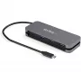 StarTech.com Hub USB C de 4 portas - 3x USB-A/1x USB-C - Hub USB 3.0 Tipo C de 5Gbps (3.2/3.1 Gen 1) - alimentado por barramento - Hub adaptador portátil USB-C para USB-A - Cabo de 28,5 cm (11,2 polegadas) com gestão de cabos~Hub USB C de 4 portas - 3x USB-A/1x USB-C - Hub USB 3.0 Tipo C - USB 3.2 Gen 1 (5 Gbit/s) - alimentado por barramento - Hub adaptador portátil USB-C para USB-A - Cabo de