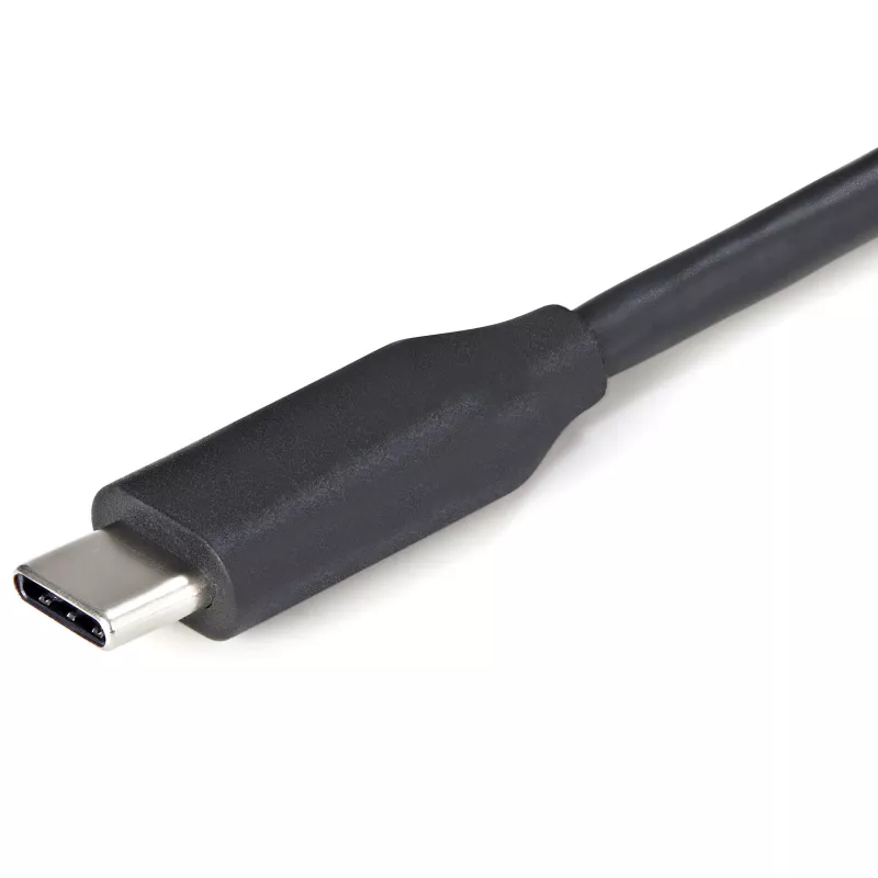StarTech.com Hub USB C de 4 portas - 3x USB-A/1x USB-C - Hub USB 3.0 Tipo C de 5Gbps (3.2/3.1 Gen 1) - alimentado por barramento - Hub adaptador portátil USB-C para USB-A - Cabo de 28,5 cm (11,2 polegadas) com gestão de cabos~Hub USB C de 4 portas - 3x USB-A/1x USB-C - Hub USB 3.0 Tipo C - USB 3.2 Gen 1 (5 Gbit/s) - alimentado por barramento - Hub adaptador portátil USB-C para USB-A - Cabo de