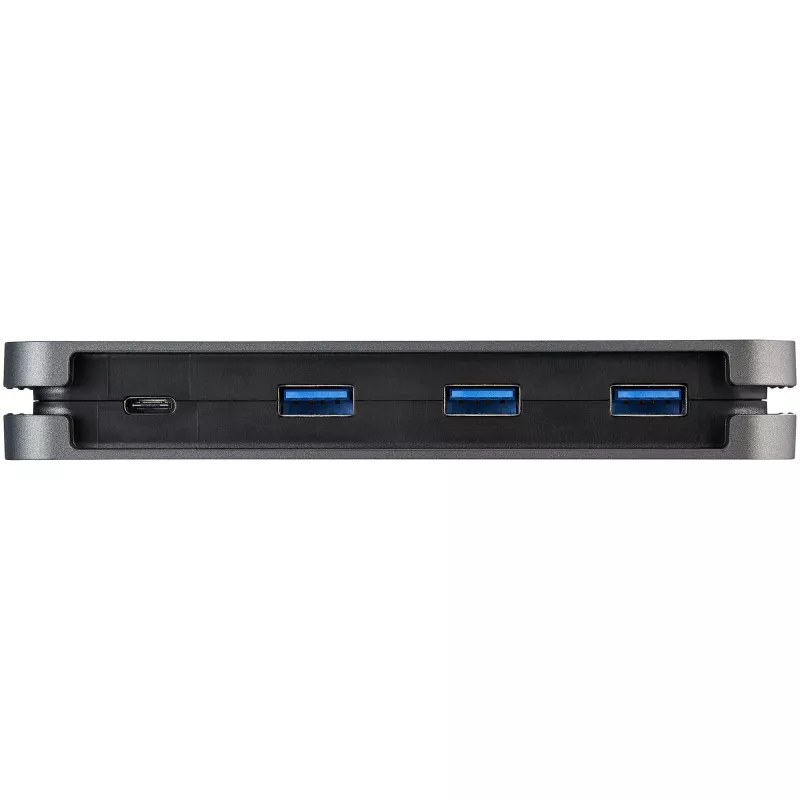 StarTech.com Hub USB C de 4 portas - 3x USB-A/1x USB-C - Hub USB 3.0 Tipo C de 5Gbps (3.2/3.1 Gen 1) - alimentado por barramento - Hub adaptador portátil USB-C para USB-A - Cabo de 28,5 cm (11,2 polegadas) com gestão de cabos~Hub USB C de 4 portas - 3x USB-A/1x USB-C - Hub USB 3.0 Tipo C - USB 3.2 Gen 1 (5 Gbit/s) - alimentado por barramento - Hub adaptador portátil USB-C para USB-A - Cabo de