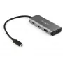 Hub USB C de 4 portas StarTech.com com 2x USB A e 2x USB C – Hub USB Type-C 3.1/3.2 Gen 2 SuperSpeed 10 Gbit/s – alimentação por bus USB – hub adaptador USB-C para USB portátil – alumínio – cabo de 25 cm (9,8 polegadas)