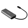 Hub USB C de 4 portas StarTech.com com 2x USB A e 2x USB C – Hub USB Type-C 3.1/3.2 Gen 2 SuperSpeed 10 Gbit/s – alimentação por bus USB – hub adaptador USB-C para USB portátil – alumínio – cabo de 25 cm (9,8 polegadas)