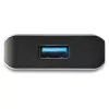 Hub USB C de 4 portas StarTech.com com 2x USB A e 2x USB C – Hub USB Type-C 3.1/3.2 Gen 2 SuperSpeed 10 Gbit/s – alimentação por bus USB – hub adaptador USB-C para USB portátil – alumínio – cabo de 25 cm (9,8 polegadas)