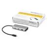 Hub USB C de 4 portas StarTech.com com 2x USB A e 2x USB C – Hub USB Type-C 3.1/3.2 Gen 2 SuperSpeed 10 Gbit/s – alimentação por bus USB – hub adaptador USB-C para USB portátil – alumínio – cabo de 25 cm (9,8 polegadas)