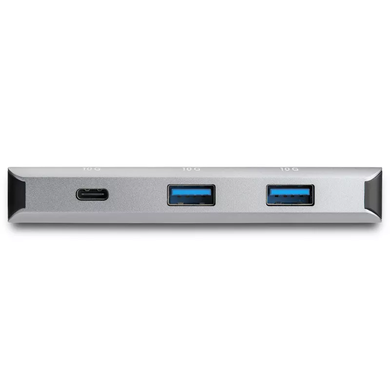 StarTech.com HB31C3A1CB hub USB-C de 4 portas, 3x USB-A + 1x USB-C, USB 3.1 Gen 2 10 Gbps, alimentado por barramento, cabo de 25 cm