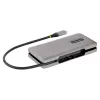 StarTech.com HB31CM1A3CB hub USB-C de 4 portas, 1x USB-A + 3x USB-C, USB 3.2 Gen 2 10 Gbps, alimentado por barramento, cabo envolvente de 25 cm (9,8 polegadas)