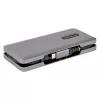 StarTech.com HB31CM1A3CB hub USB-C de 4 portas, 1x USB-A + 3x USB-C, USB 3.2 Gen 2 10 Gbps, alimentado por barramento, cabo envolvente de 25 cm (9,8 polegadas)