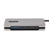 StarTech.com HB31CM1A3CB hub USB-C de 4 portas, 1x USB-A + 3x USB-C, USB 3.2 Gen 2 10 Gbps, alimentado por barramento, cabo envolvente de 25 cm (9,8 polegadas)