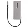 StarTech.com HB31CM1A3CB hub USB-C de 4 portas, 1x USB-A + 3x USB-C, USB 3.2 Gen 2 10 Gbps, alimentado por barramento, cabo envolvente de 25 cm (9,8 polegadas)