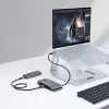 StarTech.com HB31CM1A3CB hub USB-C de 4 portas, 1x USB-A + 3x USB-C, USB 3.2 Gen 2 10 Gbps, alimentado por barramento, cabo envolvente de 25 cm (9,8 polegadas)